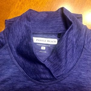 Purple Pebble Beach Performance Sweatshirt Sz M